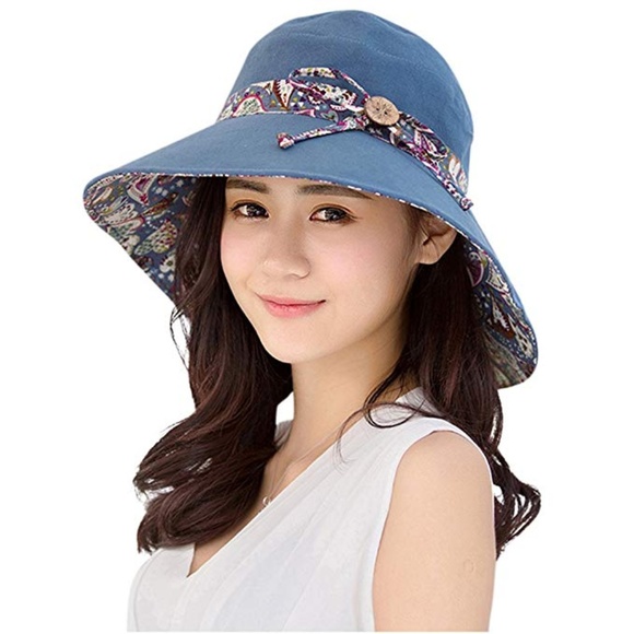 Accessories - Womens Sun Hat Summer  UV Protection Beach  Hat